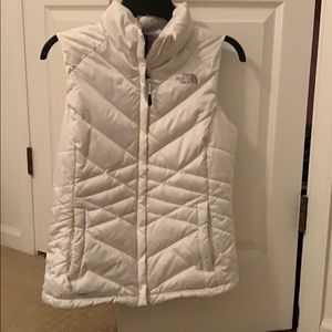 North Face White Vest